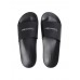 Calvin Klein ανδρική παντόφλα slide σε μαύρο χρώμα με το λογότυπο της εταιρείας HM0HM00455 BEH